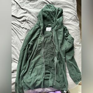 Reigning Champ Midweight Terry Jacket Forest Green
